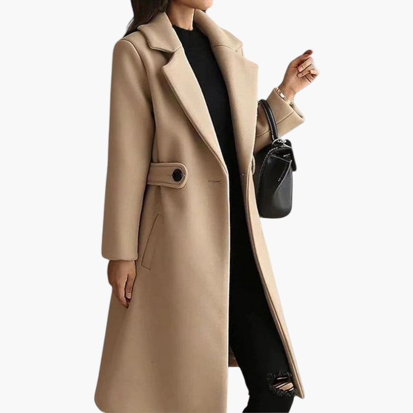 Clara | Chic, Warm, Formal Long Coat - Elegant Winter Outerwear