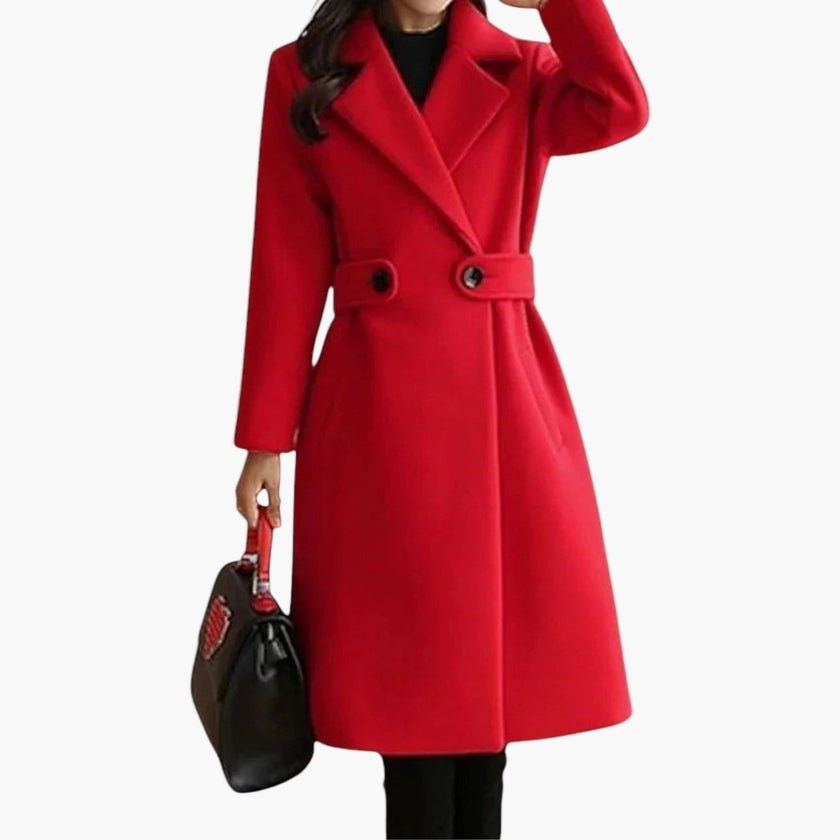 Clara | Chic, Warm, Formal Long Coat - Elegant Winter Outerwear