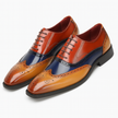 Elegant Footwear | Glossy Wingtip Brogues for Men with Classic Detailing | Refined Style for Formal Occasions 0