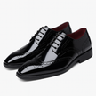 Elegant Footwear | Glossy Wingtip Brogues for Men with Classic Detailing | Refined Style for Formal Occasions 3