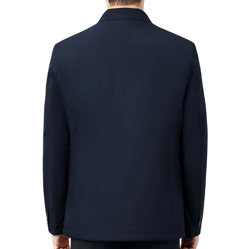 Elegant Men's Coat | Slim Fit Business Overcoat with Lined Interior | Versatile Outerwear for All Occasions 2