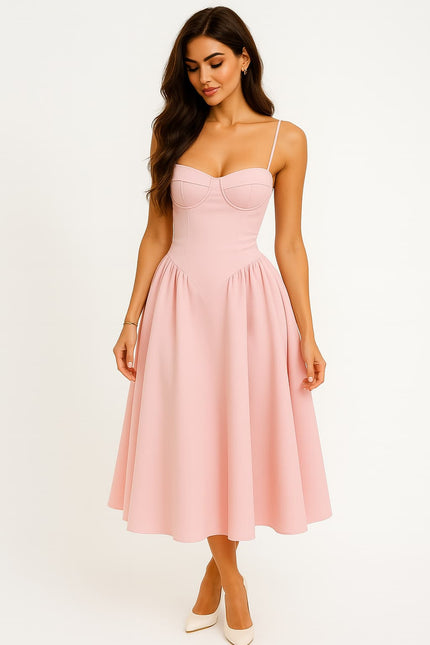 Zoe | Elegant Sleeveless Wedding Guest Dress