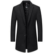 Elegant Winter Coat for Men with Insulated Lining | Extended Length for Warmth and Style 1