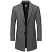 Elegant Winter Coat for Men with Insulated Lining | Extended Length for Warmth and Style 2