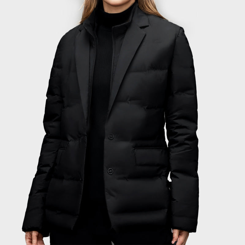 Chloe | Structured Puffer Winter Jacket – Sleek, Insulated Style for Cold Weather