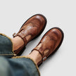 Emily | Timeless Leather T-Strap Shoes