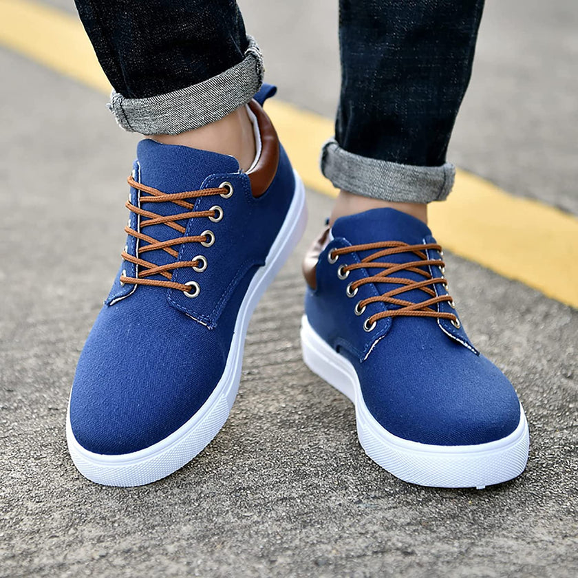 Everyday Style | Low-Top Sneakers for Men with Adjustable Fit | Versatile Footwear for Year-Round Wear 8