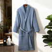 Sarah | Spring Waffle Knit Lounge Robe - Soft, Lightweight Comfort