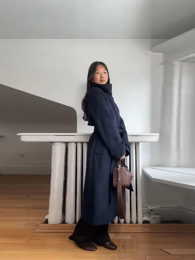 Alyssa | Winter Belted Trench Coat — Warm, Chic Cold-Weather Style
