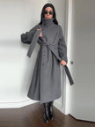 Alyssa | Winter Belted Trench Coat — Warm, Chic Cold-Weather Style
