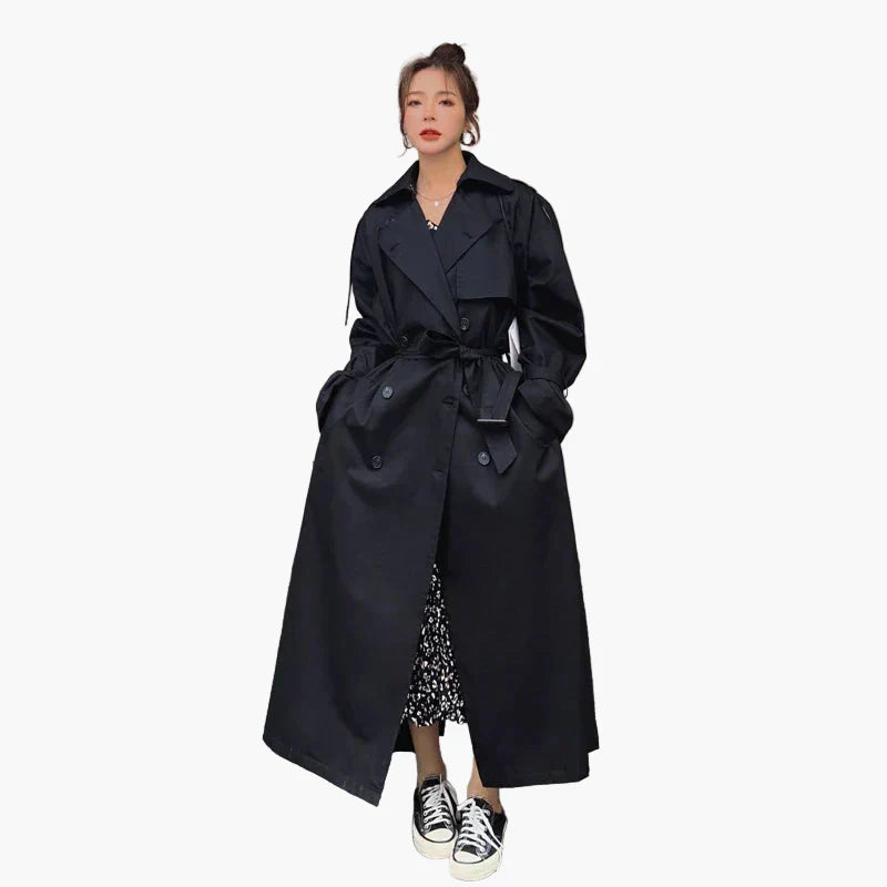 Daisy | Chic Longline Relaxed-Fit Trench Coat