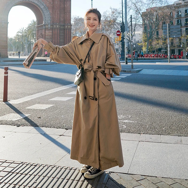 Daisy | Chic Longline Relaxed-Fit Trench Coat
