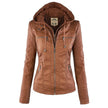 Julia | Hooded Zip-Up Casual Biker Jacket — Edgy Style Meets Everyday Comfort