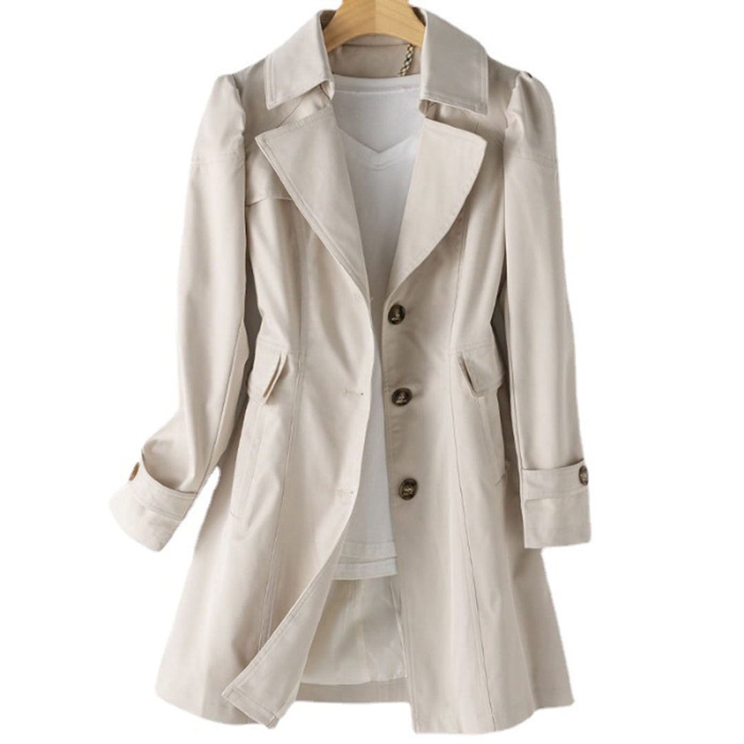 Claire | Classic Double-Breasted Trench Coat - Timeless Elegance