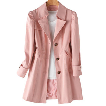 Claire | Classic Double-Breasted Trench Coat - Timeless Elegance