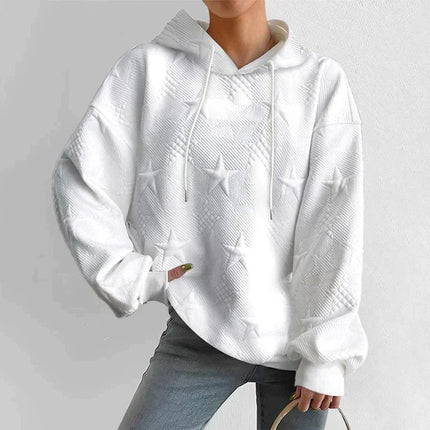 Jessica | Cozy Winter Hoodie with Star Pattern