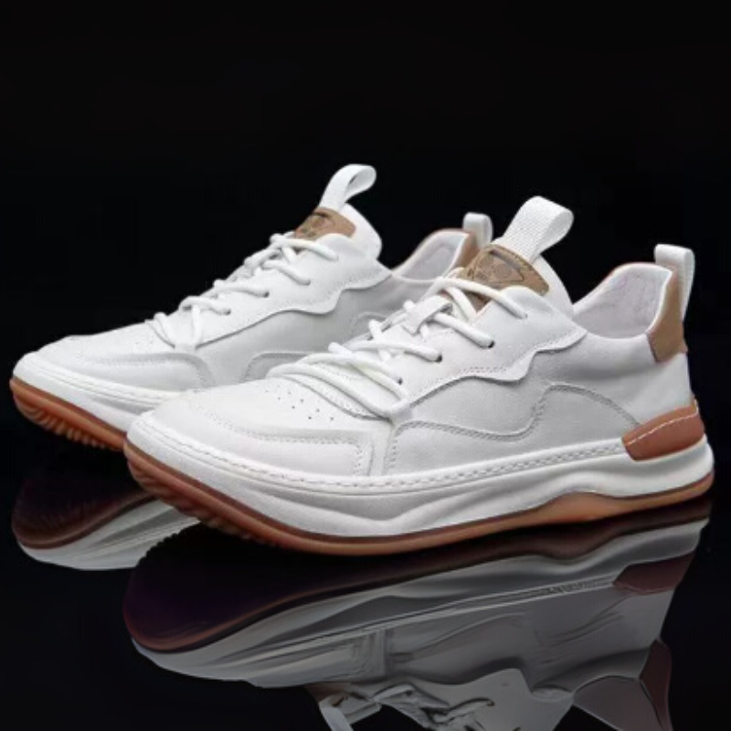 Lace-Up Men's Sneakers with Padded Comfort | Stylish Low-Top Trainers for Everyday Wear 1