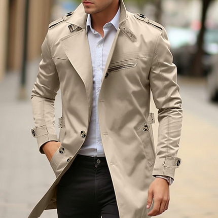 Mason Collection | Classic Overcoat for Men with Structured Design | Versatile Outerwear for Every Occasion 0