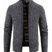 Men's Full Closure Cardigan with Customizable Fit | Versatile Layering Piece for All Seasons 3