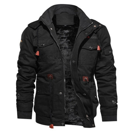 Men's Winter Jacket with Structured Design & Practical Pockets for Stylish Warmth 0