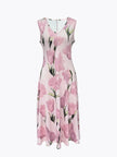 Isabella | Floral-Print Two-Piece Flowy Midi Dress