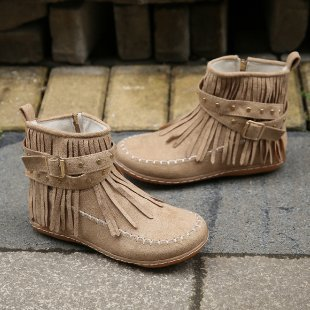 Ella | Chic Fringe-Detail Ankle Boots