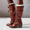 Beatrice | Vintage-Inspired Lace-Up High Heel Boots
