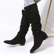 Alice | Slouchy Knee-High Boots with a Stylish Block Heel