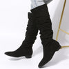 Alice | Slouchy Knee-High Boots with a Stylish Block Heel