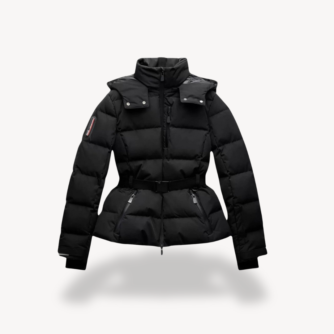 Daisy | Belted Winter Puffer Jacket – Cozy Warmth with a Sleek Belt