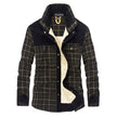 Plaid Men's Winter Jacket with Plush Lining | Stylish Outerwear for Cold Weather 3