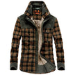 Plaid Men's Winter Jacket with Plush Lining | Stylish Outerwear for Cold Weather 4