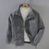 Quilted Corduroy Jacket | Men's Puffer Jacket with Adjustable Fit | Warm Layering Option for Cold Weather 0