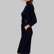 Brooklyn | Elegant Spring V-Neck Wrap Dress - Flattering, Sophisticated Style