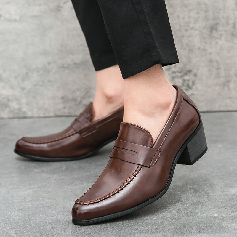 Refined Footwear | Men's Loafers with Slip-On Design & Stitched Detailing | Classic Style for Versatile Everyday Wear 3