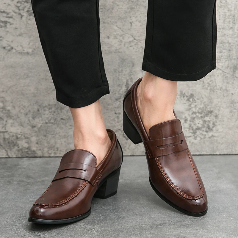Refined Footwear | Men's Loafers with Slip-On Design & Stitched Detailing | Classic Style for Versatile Everyday Wear 4