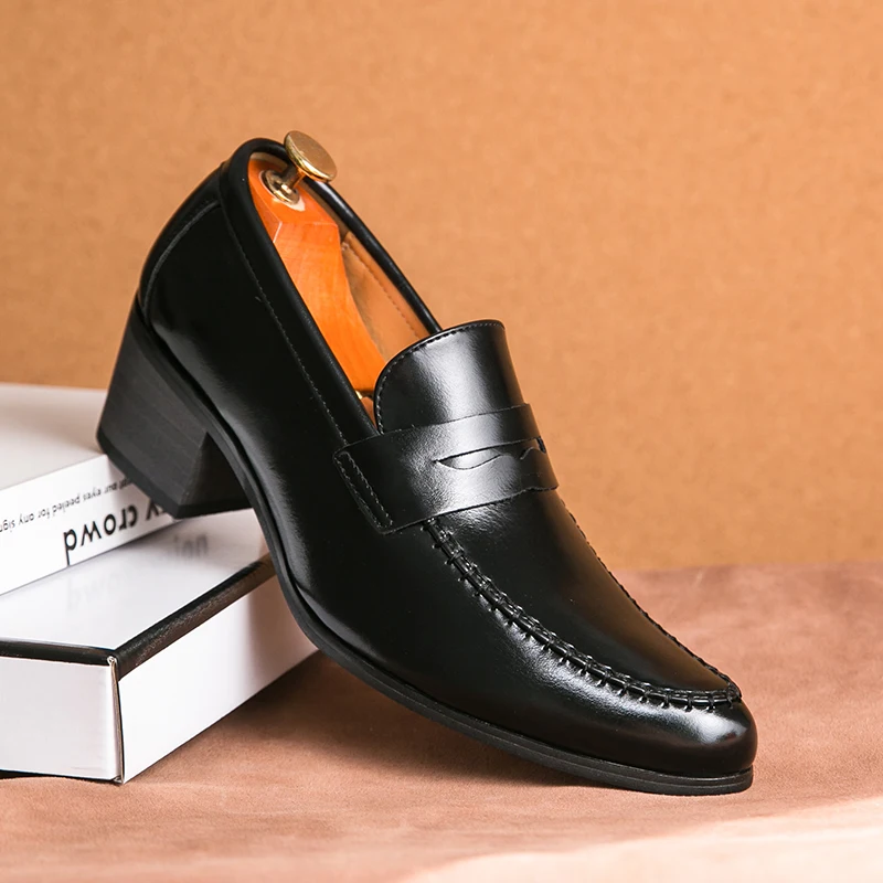 Refined Footwear | Men's Loafers with Slip-On Design & Stitched Detailing | Classic Style for Versatile Everyday Wear 7