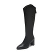 Claire | Knee-High Heel Boots – Sleek, Statement-Making Style