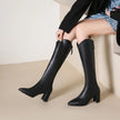 Claire | Knee-High Heel Boots – Sleek, Statement-Making Style