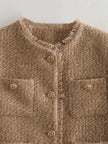 Emily | Tweed Button-Down Jacket - Timeless, Tailored Style