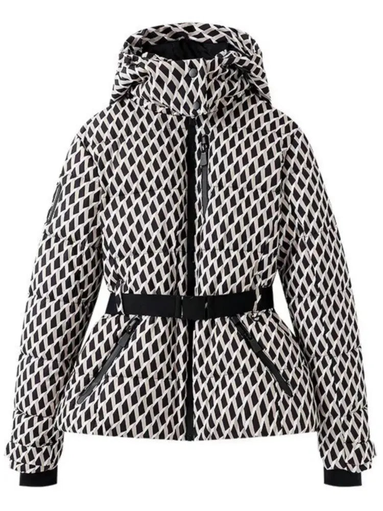 Alice | Belted Winter Puffer Jacket - Sleek, Tailored Fit
