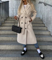 Addison | Classic Long-Sleeve Trench Coat — Timeless, Elegant Outerwear