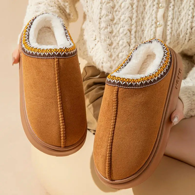 Caroline | Plush Fur Slip-On Slippers - Ultra-Soft, Cozy Comfort