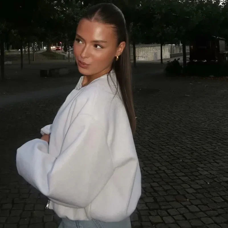 Gabrielle | Cropped Zip-Up Casual Jacket