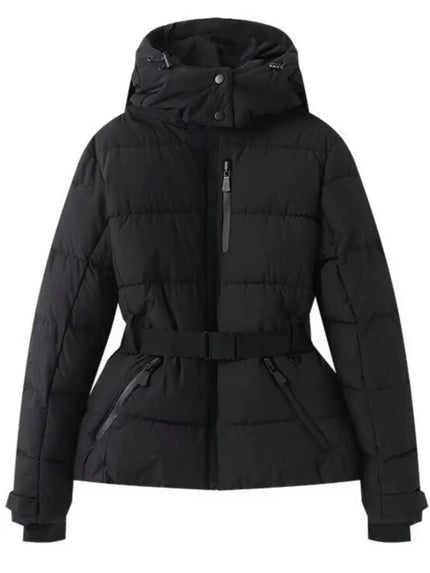 Alice | Belted Winter Puffer Jacket - Sleek, Tailored Fit