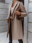 Alexis | Chic Double-Breasted Long Coat – Trendy, Modern Outerwear