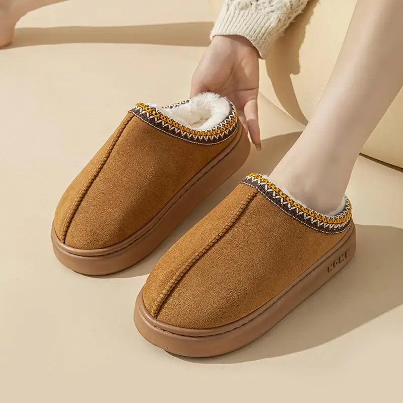 Caroline | Plush Fur Slip-On Slippers - Ultra-Soft, Cozy Comfort