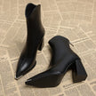 Eleanor | Sophisticated Spring Pointed-Heel Ankle Boots