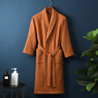 Sarah | Spring Waffle Knit Lounge Robe - Soft, Lightweight Comfort