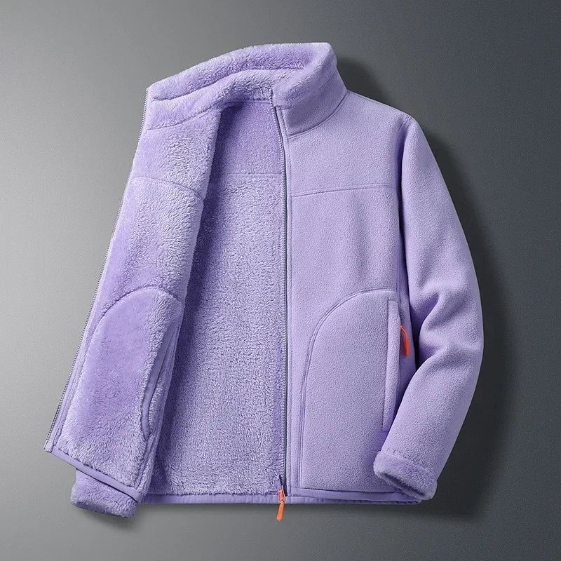 Amelia | Classic Stand-Collar Zip-Front Winter Jacket